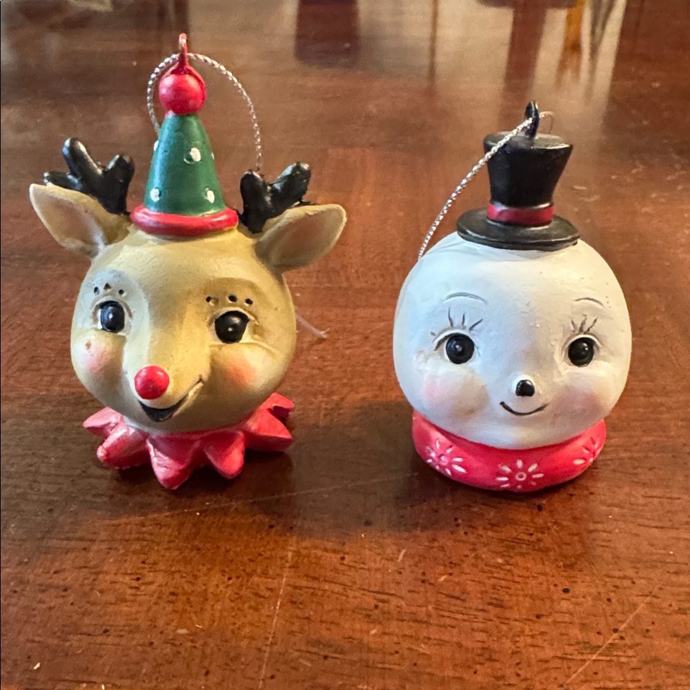 Vintage Style Look Johanna Parker Christmas Tree Ornaments Retro Mid Century Fee